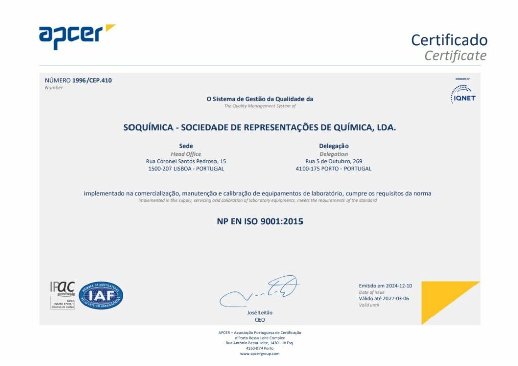 APCER Certificado